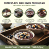 image explaning how to cook magizham black kavuni porridge mix in four step process