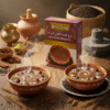 AI generated product image of magizham black kavuni porridge mix