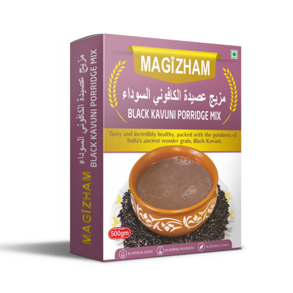 product image of magizham black kavuni podridge mix.