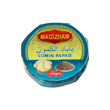 magizham-cumin-papad-front product image of magizham cumin papad with all the nutrition values.