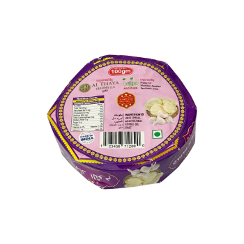 magizham-garlic-papad-back product image of magizham garlic papad with all the nutrition values.