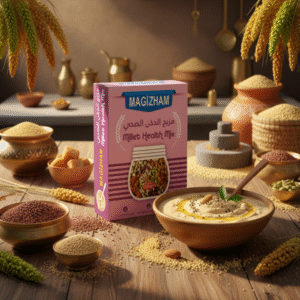 AI generated product image of magizham millet health mix