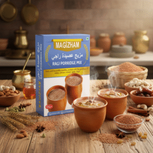 AI generated product image of magizham ragi porridge mix