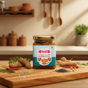 puliyothirai mix AI generated product image of magizham puliyothirai mix