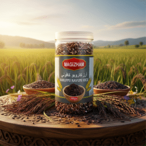 Karuppu Kavuni Rice AI generated product image of magizham Karuppu Kavuni Rice