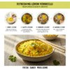 image explaning how to cook magizham Lemon Vermicelli in four step process