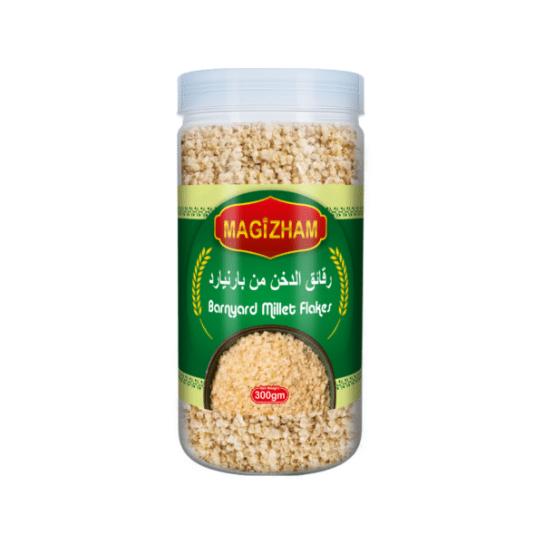 product image of magizham barnyard millet flakes.