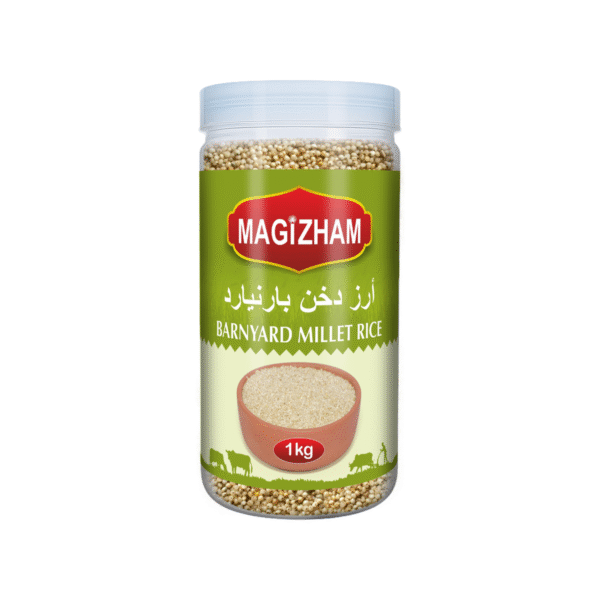 product image of magizham barnyard millet rice.