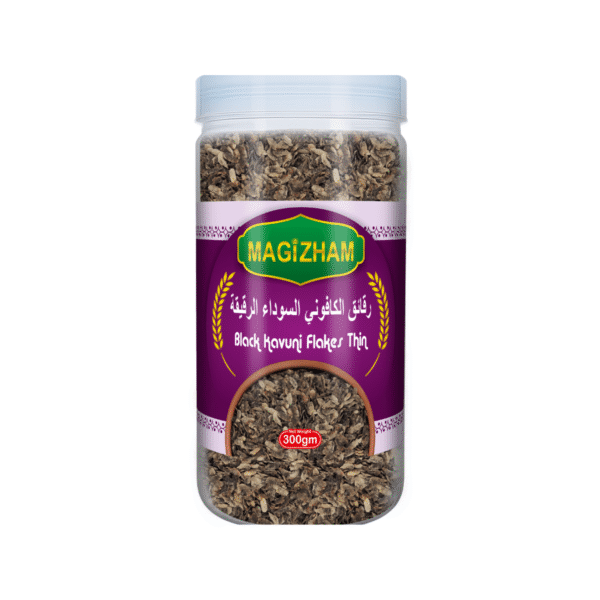 product image of magizham black kavuni flakes.