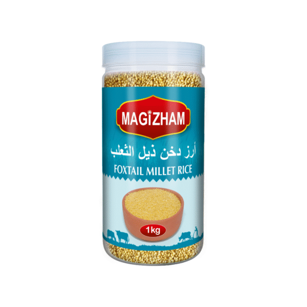 product image of magizham foxtail millet rice.