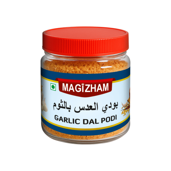 product image of magizham garlic dal podi.