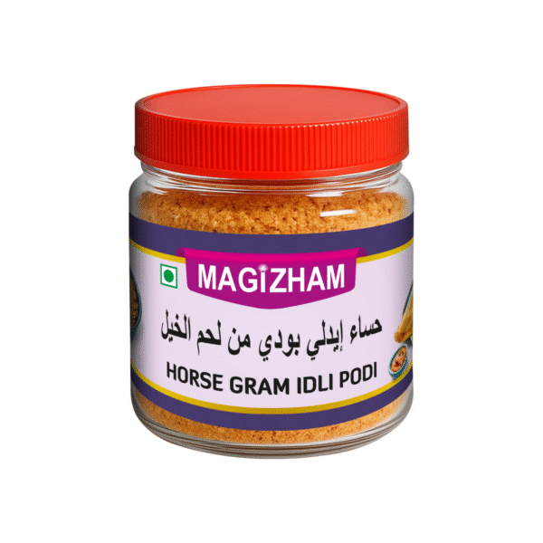 product image of magizham horse gram idli podi.