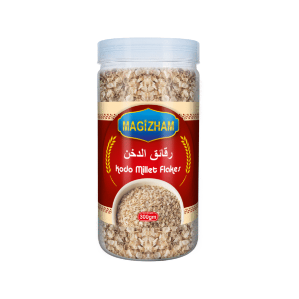 product image of magizham kodo millet flakes.