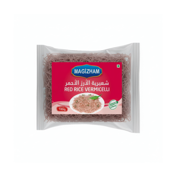magizham-red-rice-semiya product image of magizham red rice semiya with all the nutrition values.