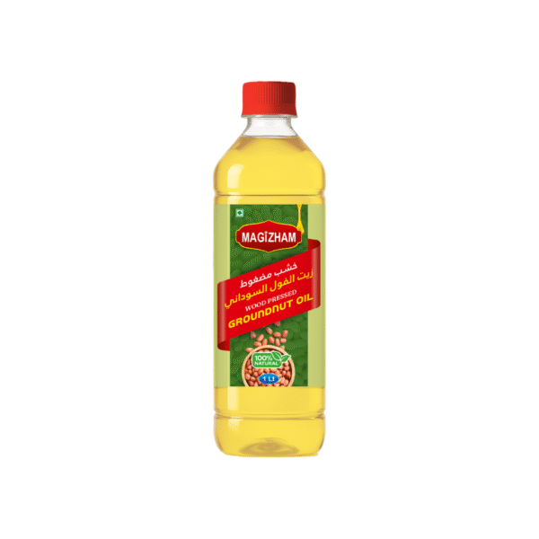 product image of magizham wood pressed groundnut oil.