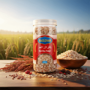 magizham-red-rice-flakes (2) AI generated product image of magizham red rice flakes